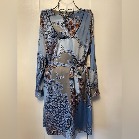 Blouse Dana Buchman En Soie Léopard Noir/marron - Taille 2P (petites) - Neuf Avec étiquettes